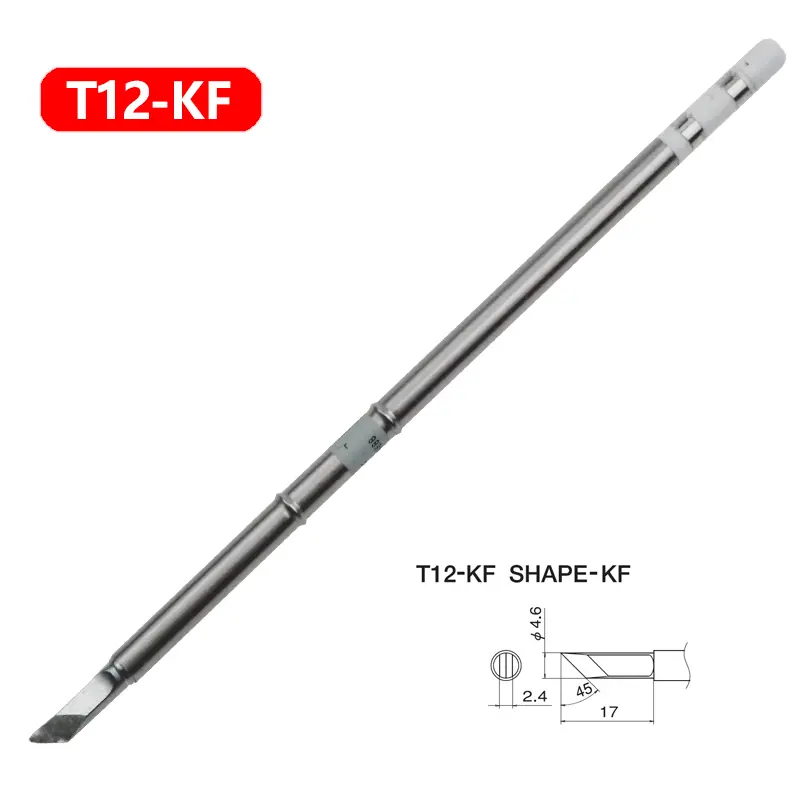 1pc T12 Soldering Iron tips Replacement Various models of Tip Electric Soldering Iron Tip T12- D4 D52 J02 JS02 BC3 CF4 KF KL image 17