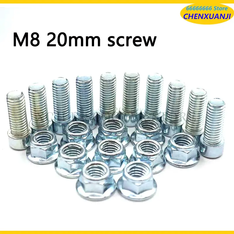 10pcs M8X20 Hexagon Hex Socket Head Cap Allen Bolt Screw AliExpress