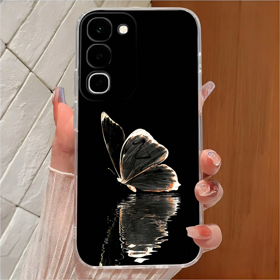 Cute Cartoon Clear Soft TPU Silicone Shockproof Phone Case - Anti-Slip Cover