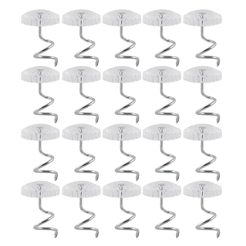 Upholstery Twist Pins, Clear Heads Bed Skirt Pins For Sofa Covers