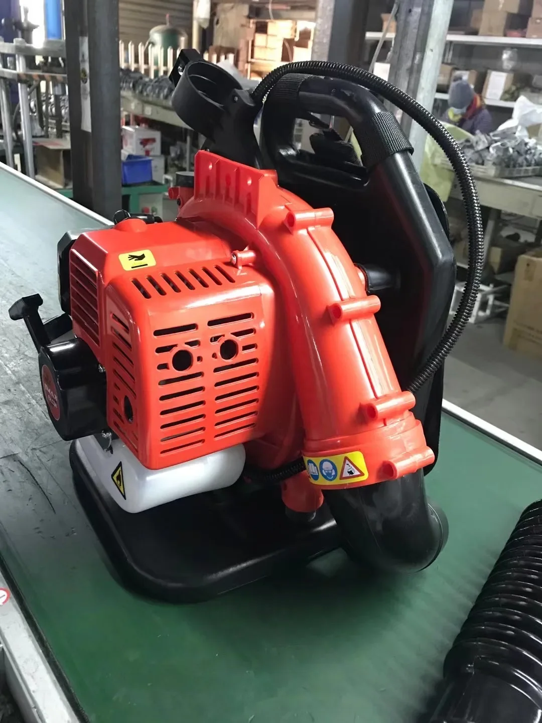 42.7cc 고출력 2행정 백팩 가솔린 낙엽 송풍기 정원 먼지 제거용 휴대용 야외 숲 먼지 제거기