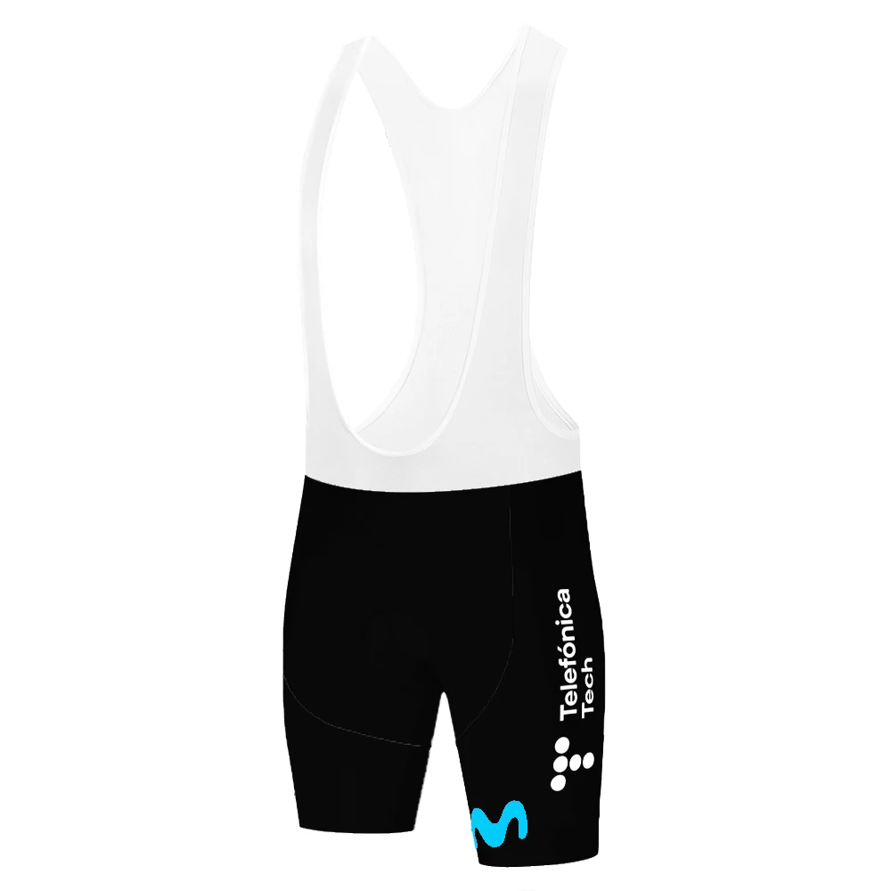 team Movistar cycling bib shorts cycling silikone gel pad 12D bicycle suit MTB uniform men's clothing cycling bib shorts cycling shorts cycling pants cycling gel pad
