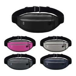 Sport Running Outdoor Waist Bag Waterproof PU Leather For Women Men Unisex Fitness Waistband Gym Fanny Bags Portable Chest Belt