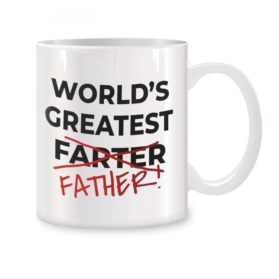 Vatertag becher für beste Farter aller Zeiten von Sohn Tochter Kinder Geburtstags geschenke Neuheit Kaffee Keramik Tee tassen weiß 11 oz