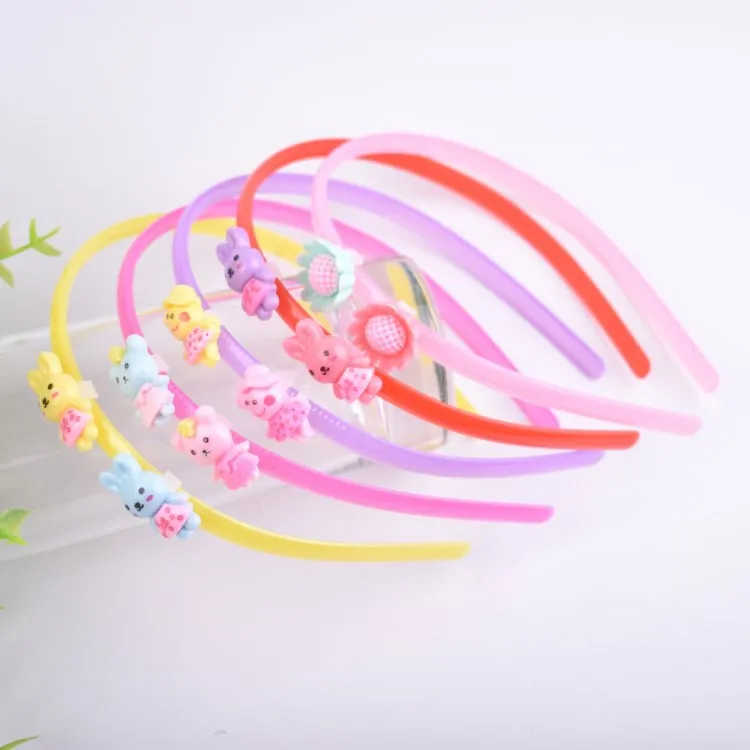 

5pcs New Girl Headband Bow Head Hoop Polka Dot Children's Hair Band Children's Hair Scrunchie Baby Hair Ties Hair Accessories