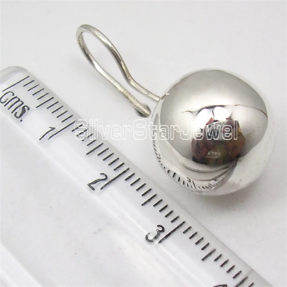 Round Ball Dangle Earrings 1.2
