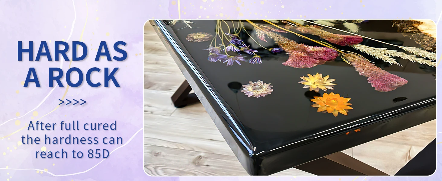 14-Unzen-Set aus kristallklarem Epoxidharz, 1:1-Mix, blasenfrei, vergilbungssicher, selbstnivellierendes Harz für Schmuck, Formen, Becher und DIY-Geschenk – Detail 6