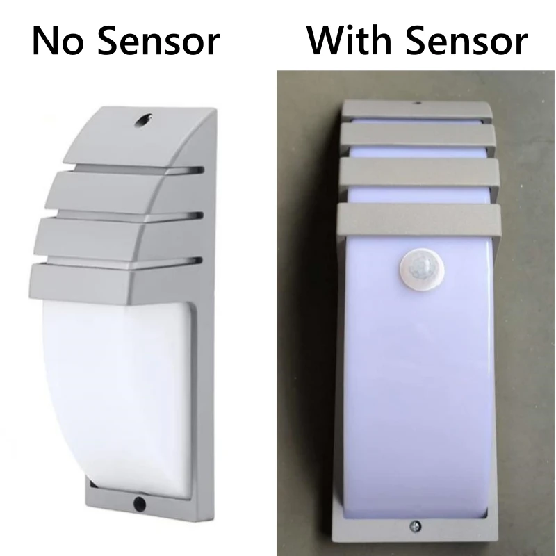 10W 18W LED Wall Light Waterproof Porch Light Modern LED Wall Lamp PIR Motion Sensor Courtyard Garden Outdoor AC90~260V wall light