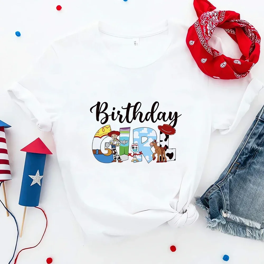 Women's T-shirt Toy Story Squad Print Magic Kingdom Castle Aesthetic Vacation Harajuku Casual Clothes Summer Friends T Shirt 6