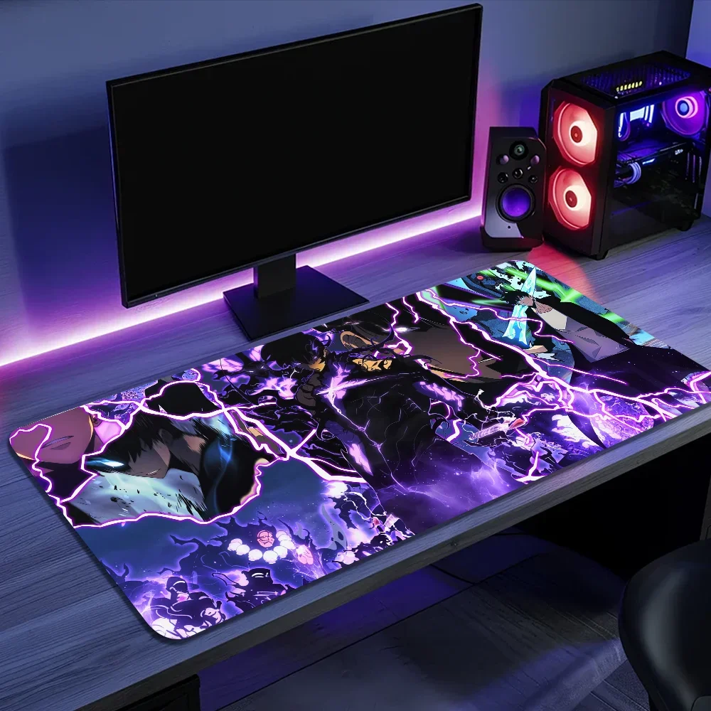 Anime S-Solo L-Leveling CoolS Large PC Mouse Pad For Non-Slip Gaming Laptops Gamer Carpet Keyboard Mat Desk Protector 6