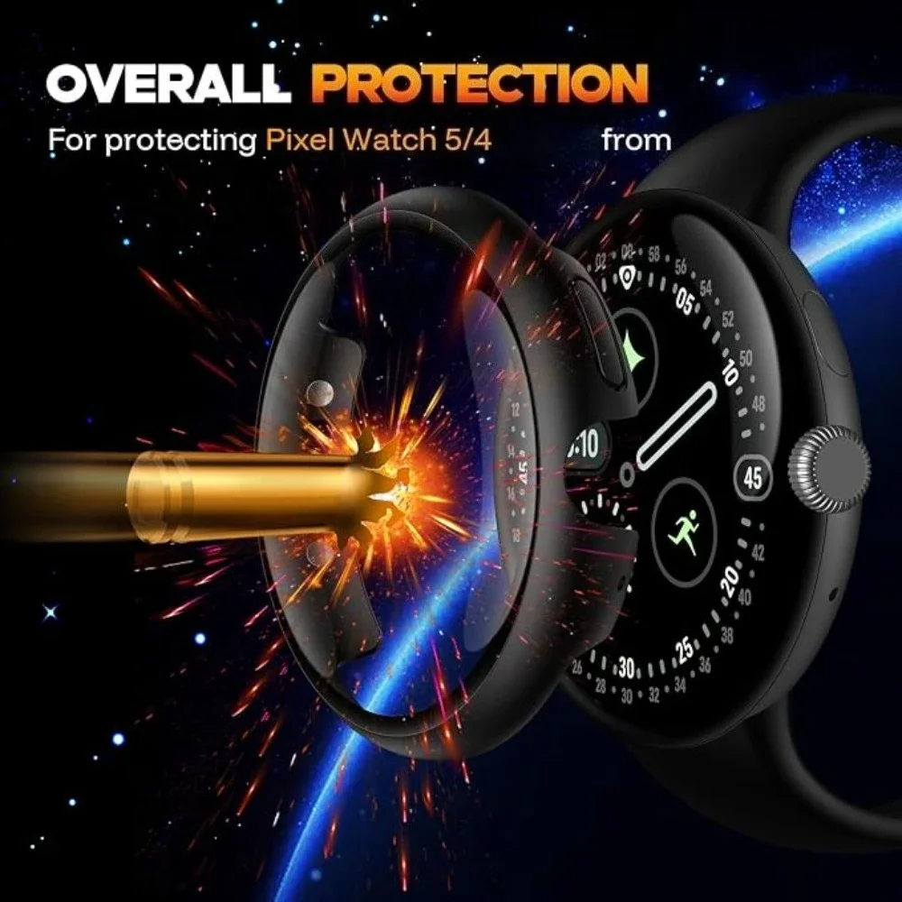 Premium All-Around Bumper Screen Protector with Tempered Glass & Hard PC Case