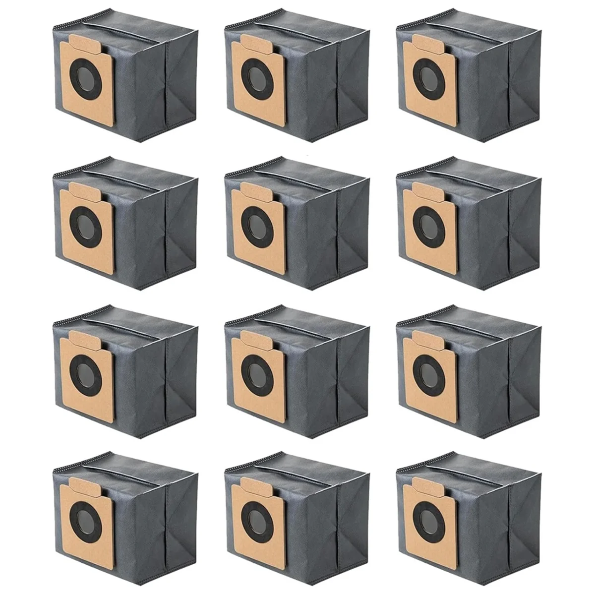 Confezione Da 12 Sacchetti Per La Polvere Di Ricambio Per Eufy X8 Pro Robot Vacuum Accessorio Per Stazione Autosvuotante