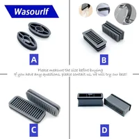 Wasourlf ก๊อกน้ำทรงวงรีหัวก๊อกสี่เหลี่ยมอุปกรณ์เสริมหัวก๊อกทรงสี่เหลี่ยม1ชิ้น 1