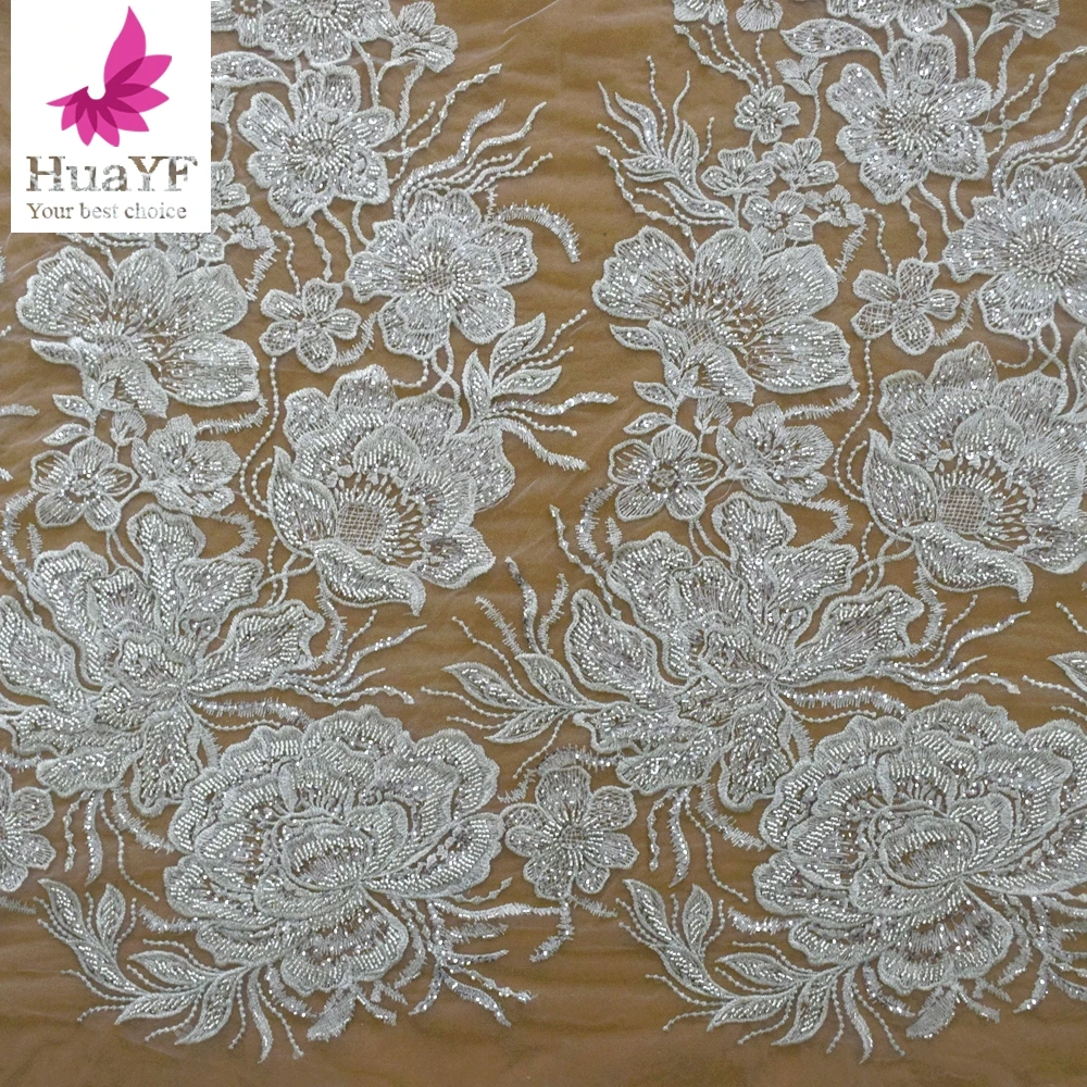 

Горячий дизайн, белая свадебная ткань с бисером, женское свадебное платье