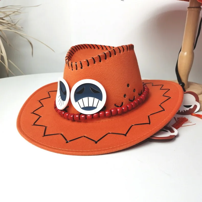 Ace One Piece Cosplay Hat | One Piece Anime Ace Hat | Ace