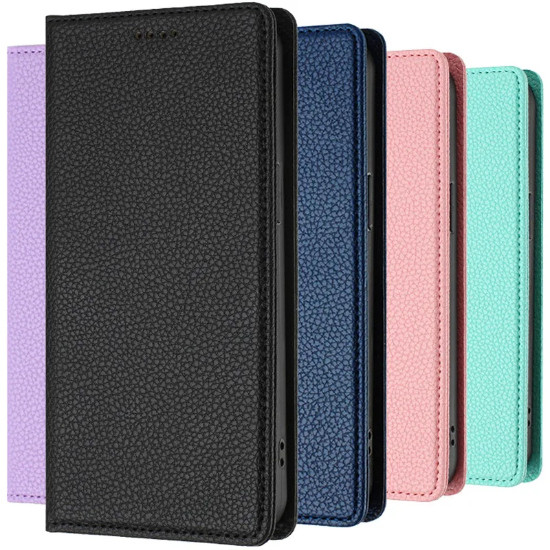 Retro Magnetic Wallet Anti-Theft Leather Flip Cover Case