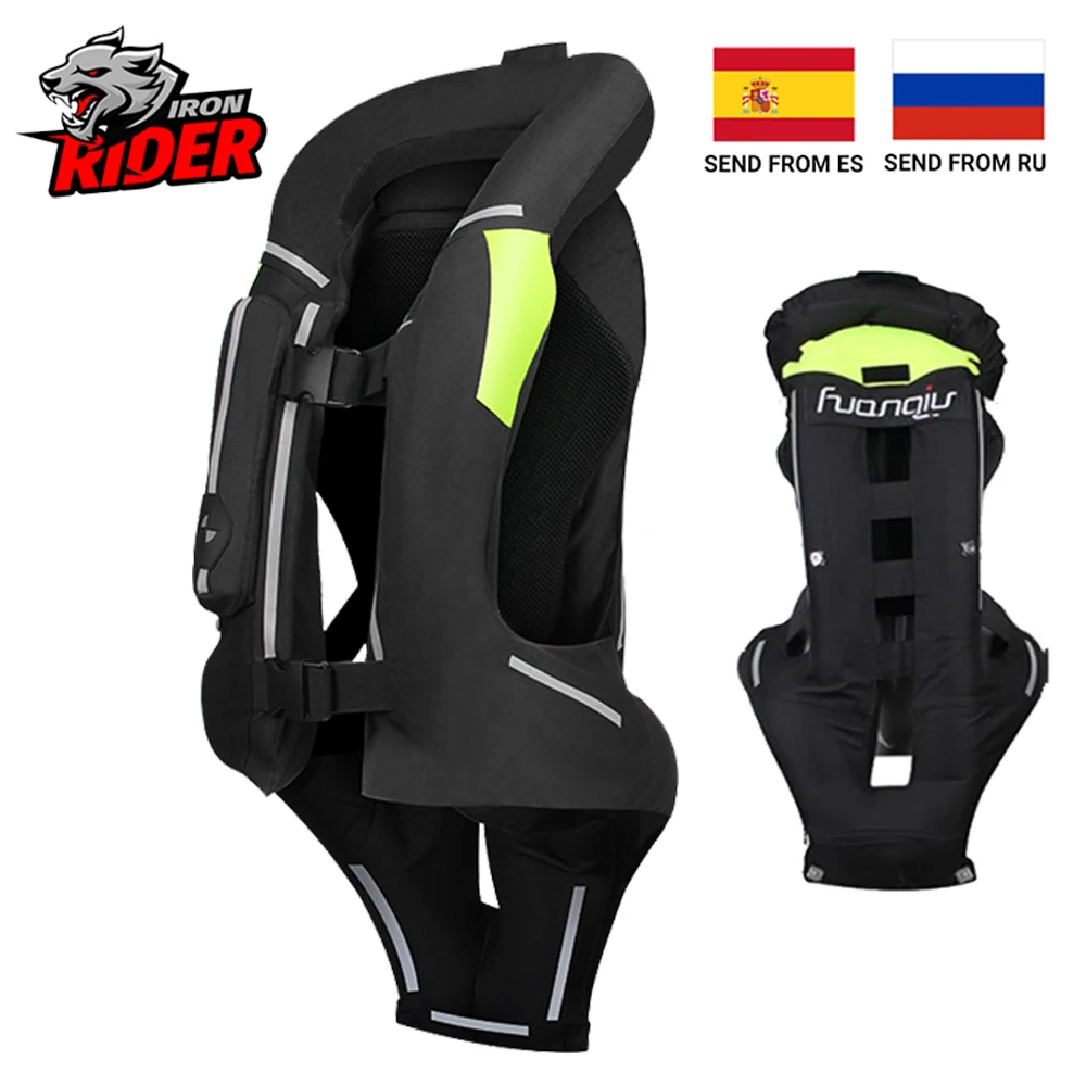 Motorcycle Airbag Vest Men Motorcycle Jacket Lightweight Motocross Air Bag Moto Vest Protective Black Equipment motorcycle jacket motorcycle clothing
