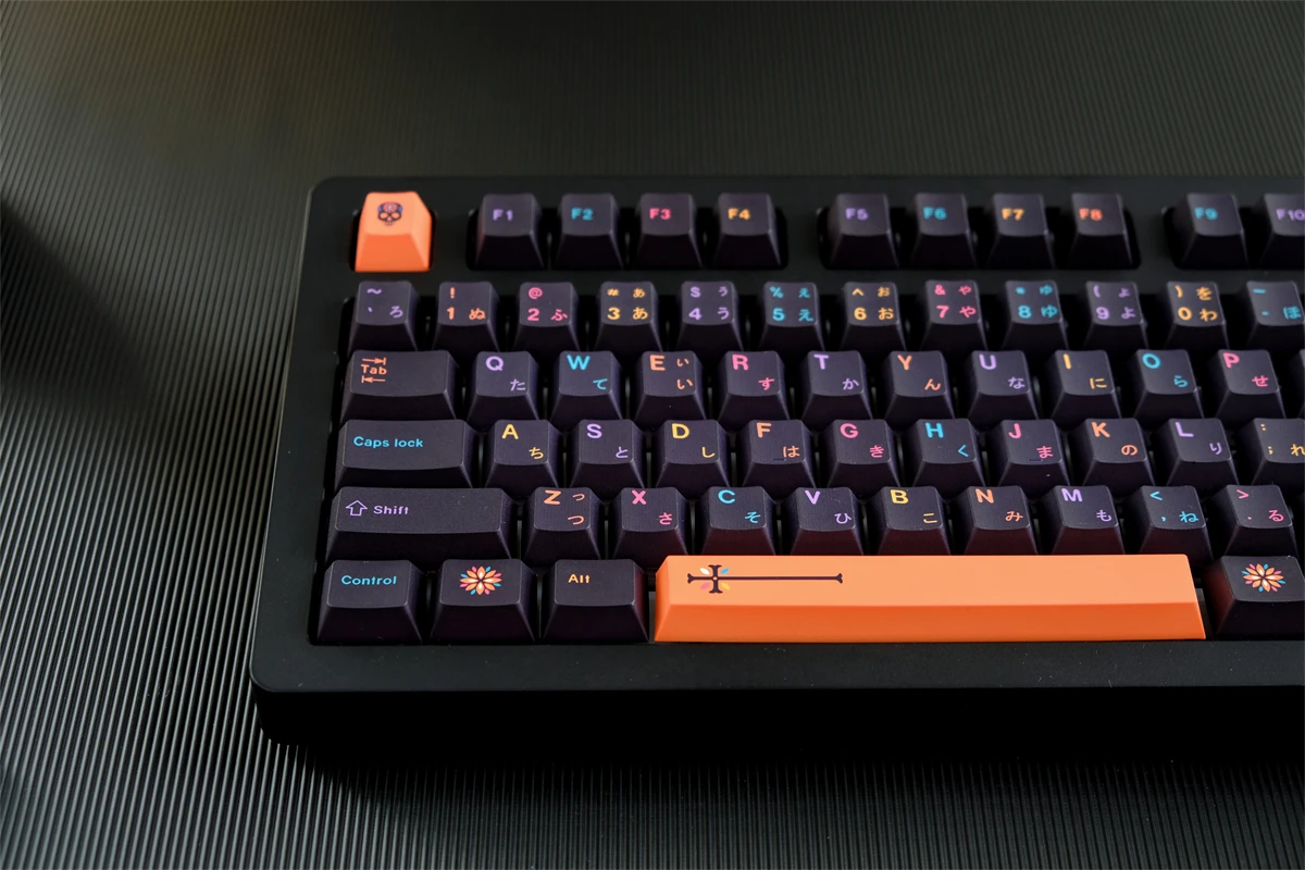 GMK Mictlan Keycaps 129 Keys PBT 5-Side Dye-sublimation Cherry 