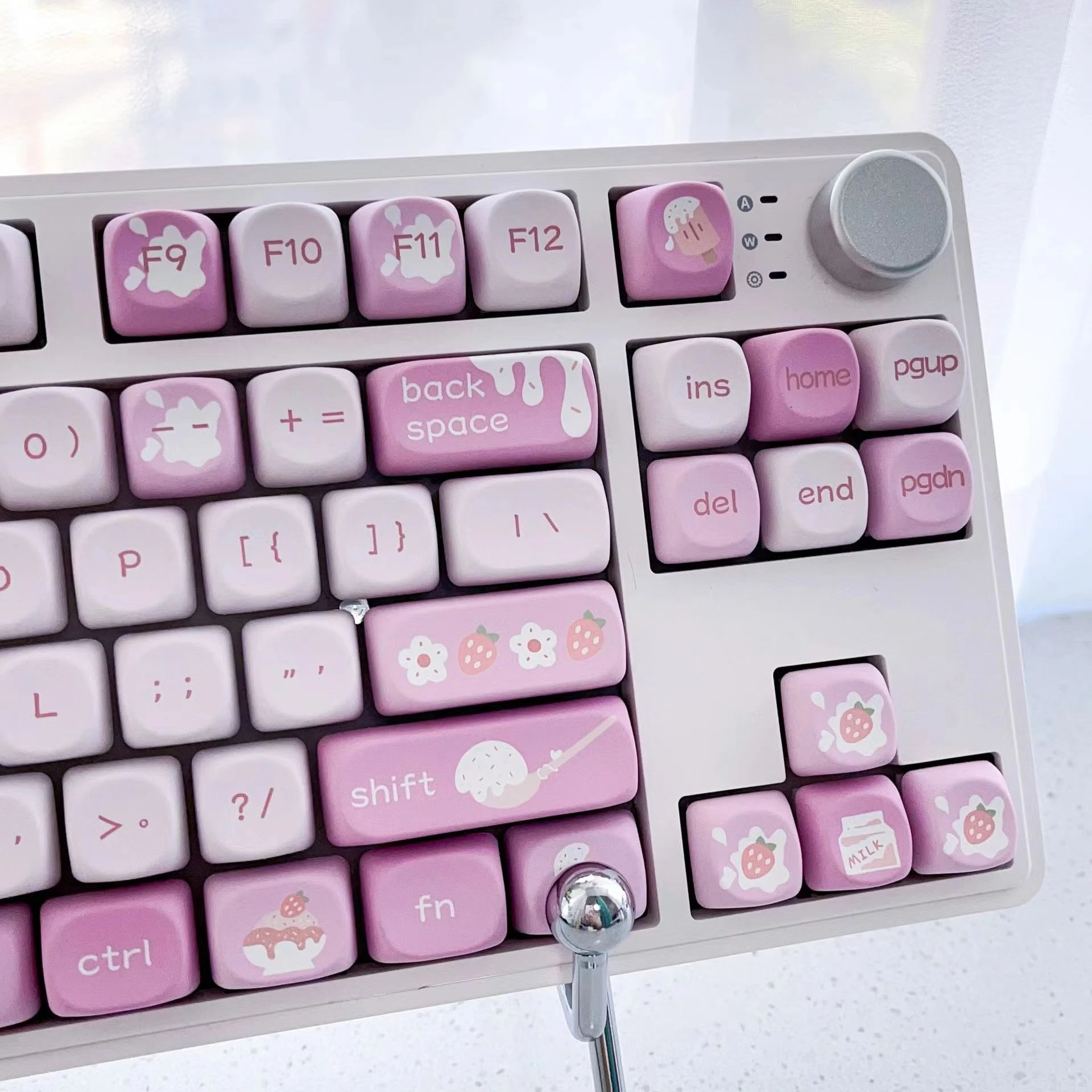 pink-strawberry-keycaps-141-tasti-soa-square-thermal-sublimation-tastiera-meccanica-keycap-accessori-per-tastiera-cap