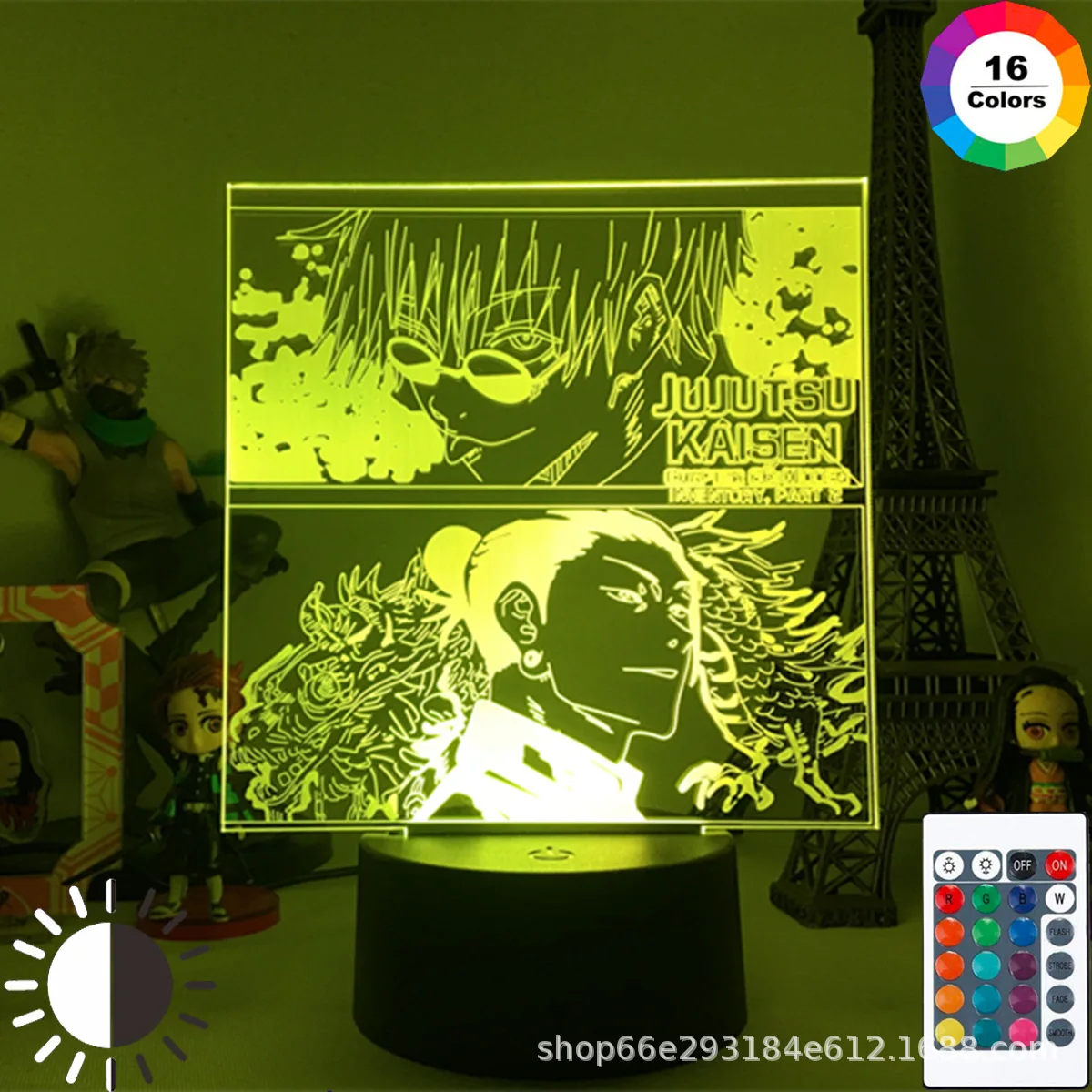 

Jujutsu Kaisen Gojo Satoru Nanami Kento Sukuna 3d Led Lamp for Bedroom Anime Figure Night Lights Mange Avatar Room Decor Gift