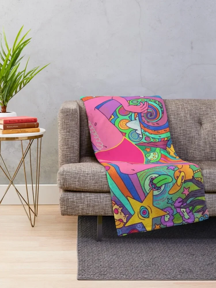 Midnight Gospel Trippy Throw ���, ���Ÿ� �����̳� ��� ����, ������ ����, ���� ��Ʈ, ���� ���