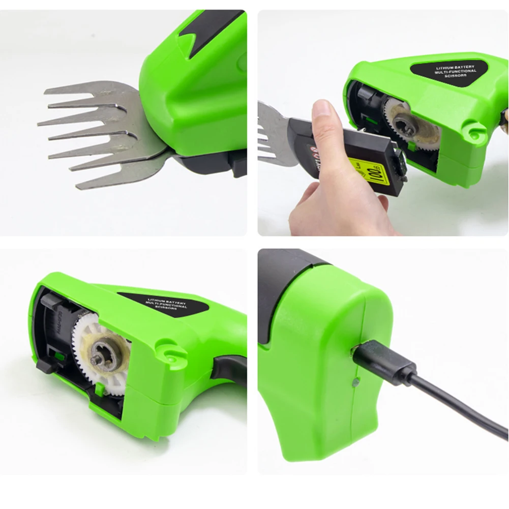 Garden Trimmer Cordless Hedge Lawn Cutter Blade Hedge Trimmer Fence Weeder Shear Blade Sharp Cut Durable Power Weeding Tool 5