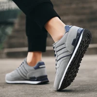 Baskets en cuir de haute qualité pour hommes, chaussures décontractées, respirantes, Tenis, plates, nouvelle collection automne 2024 6