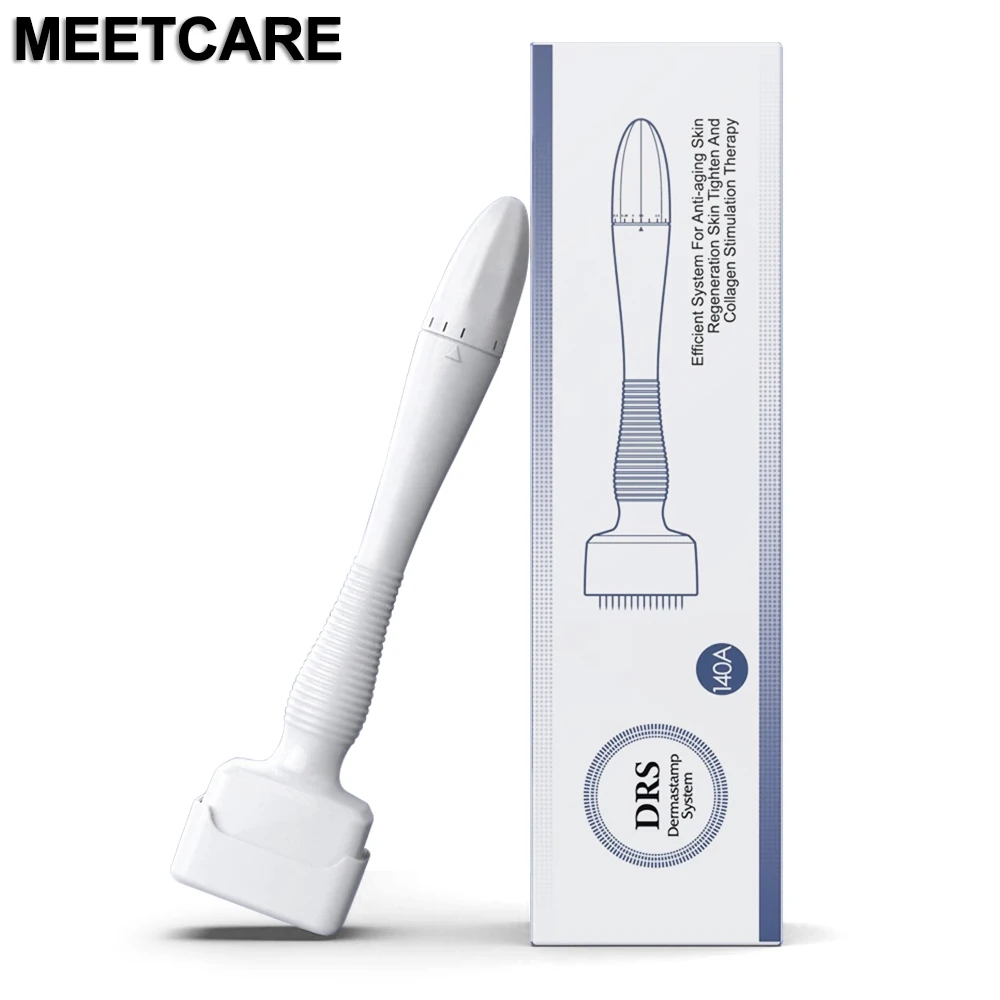 Derma Stamp Roller DRS140 Adjust Needle Microneedling Massage Derma Rolling Stretch Mark Removal Hair Loss&Cellulite Treat