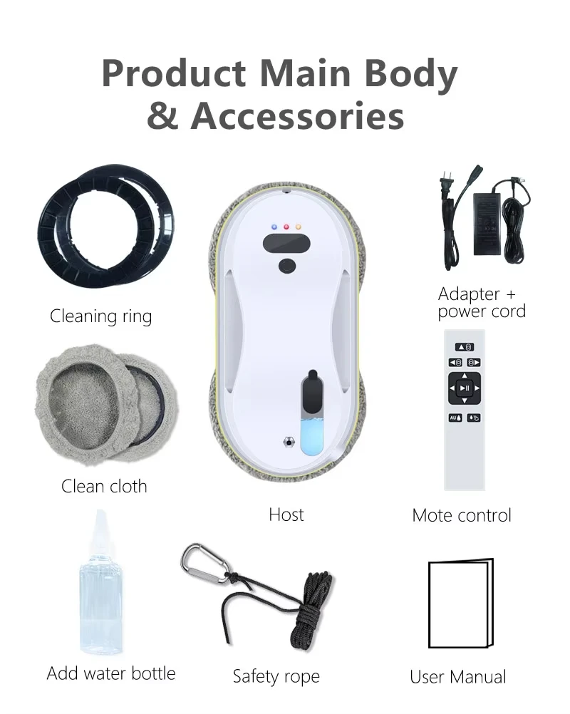 Home Appliance Cleaning Equipment Window Cleaner Robot Window Cleaning Robot Window Glass Cleaner 6