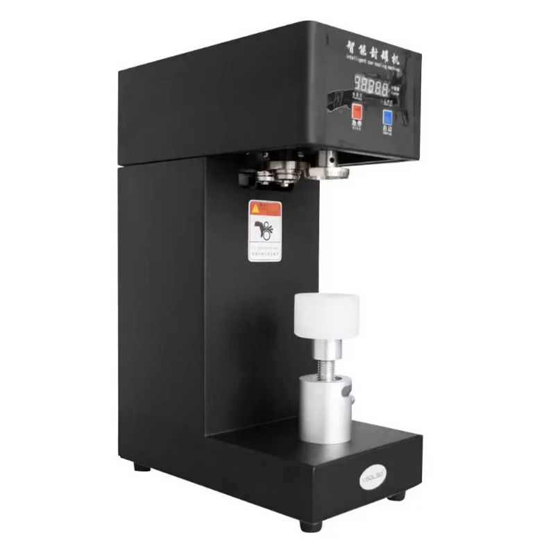 

5 Second Commercial Automatic Tin Can Sealing Machine Soda Sealer Cup Body Rotation Aluminum Beer Bottles PET Jar Cans Seamers