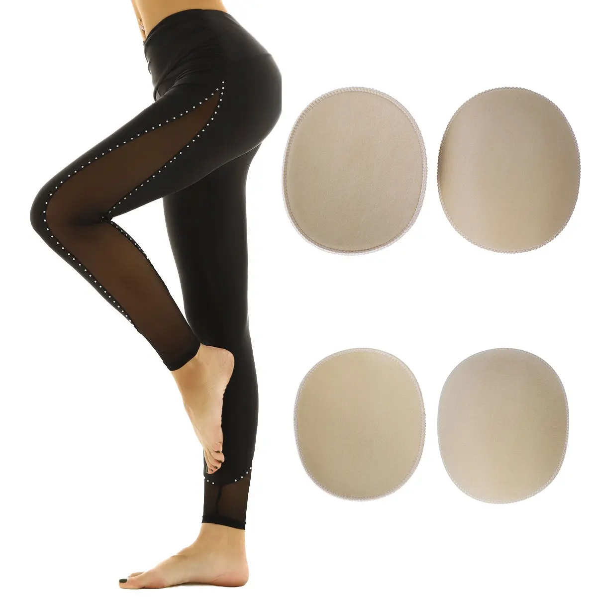 

1pair Butt Hip Push Up Enhancers Sponge Buttocks Inserts Padding Enhancing Hip Curve Lifter Contour Padded Removable Shaper Pads