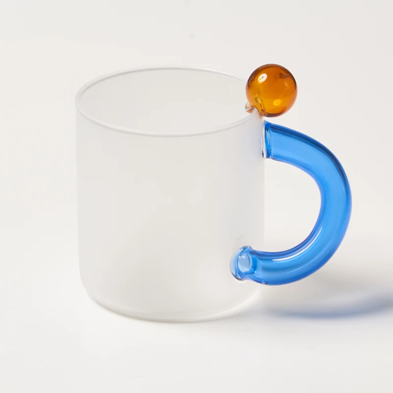 Blue Handle Mug