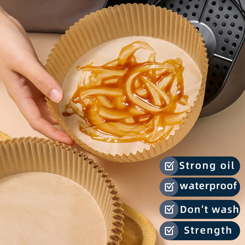 50pcs High-Temp Absorbent Air Fryer Baking Liners