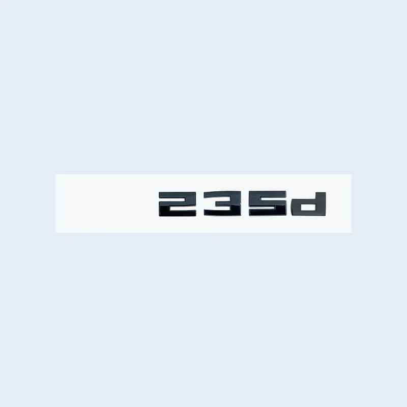 글로시 블랙 3D 레터링 M340d M240d M235d M140d 엠블럼 1 2 3 시리즈 F30 F31 F35 F40 F46 G42 G2 차량 트렁크 스타일링 스티커