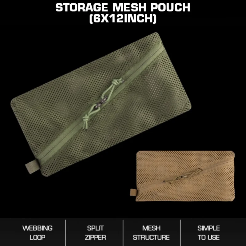 กระเป๋าใส่อเนกประสงค์ตาข่าย (6x12 นิ้ว) |   ออแกไนเซอร์เกียร์ระบายอากาศ |   การจัดเก็บอุปกรณ์กลางแจ้ง 1