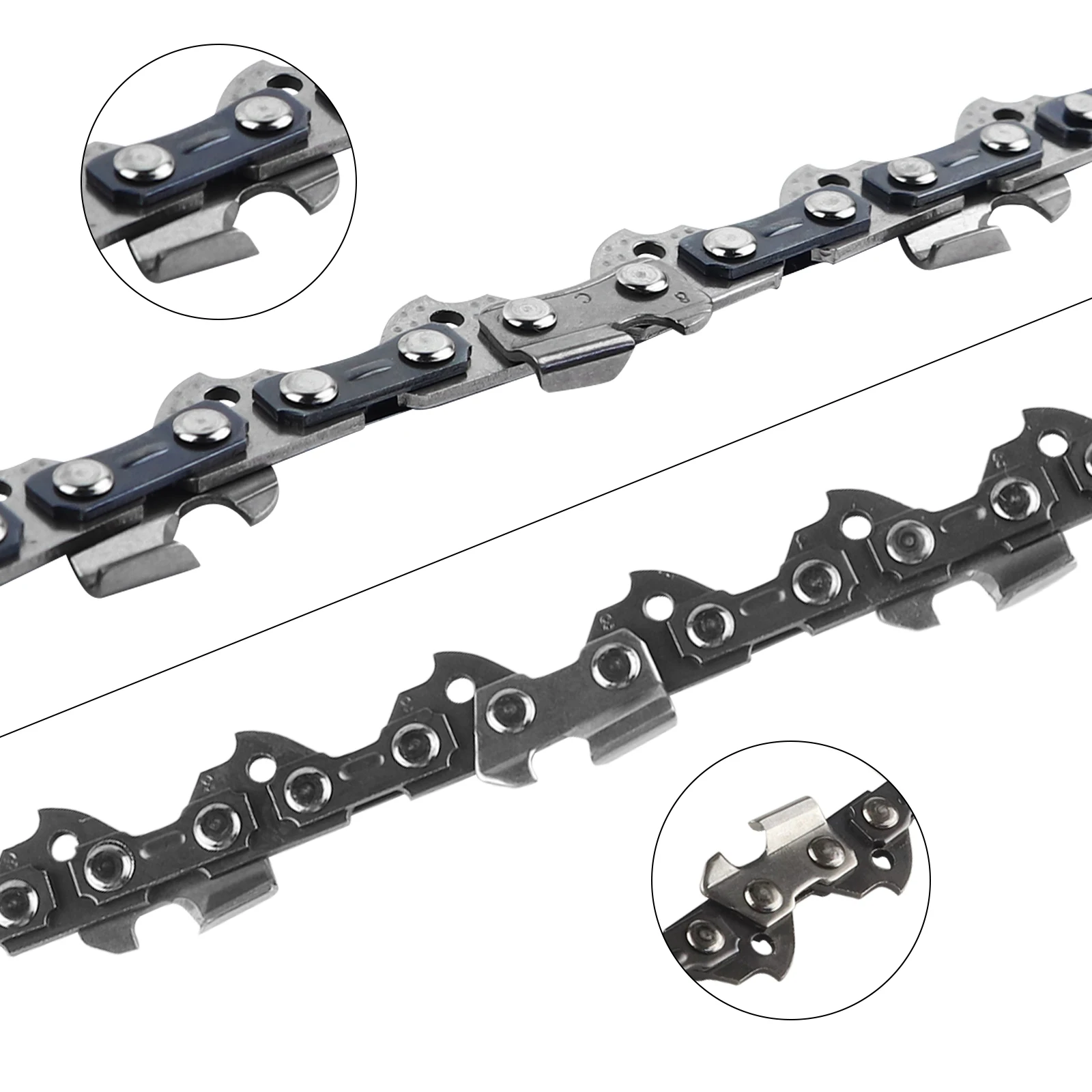 10-Zoll-Kettensägenkette 3/8" LP Pitch 0,050" Gauge 40 Antriebsglieder für Craftsman Echo Poulan Stihl Oregon Ryobi Ketten und mehr – Detail 7