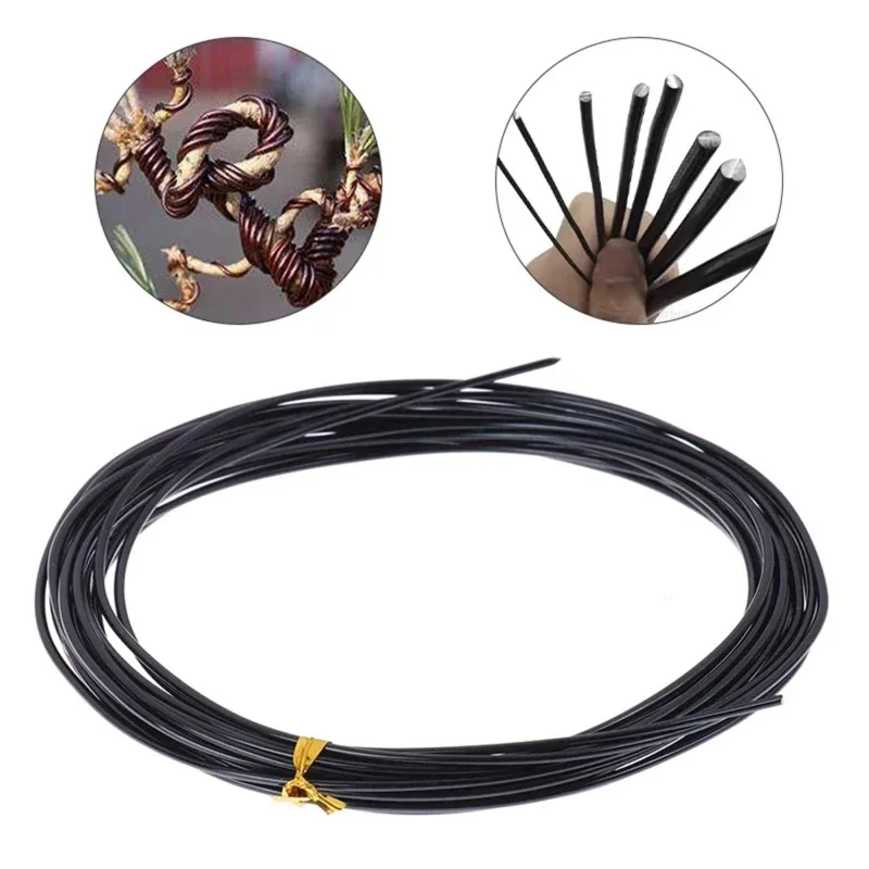 

5m Bonsai Wire plant support Anodized Aluminum Bonsai Training Wire For Plant Shapes garden accessories 5 Sizes 1/1.5/2/2.5/3 mm
