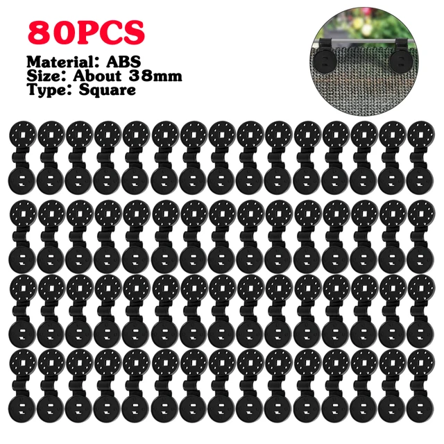 80pcs Clips Square
