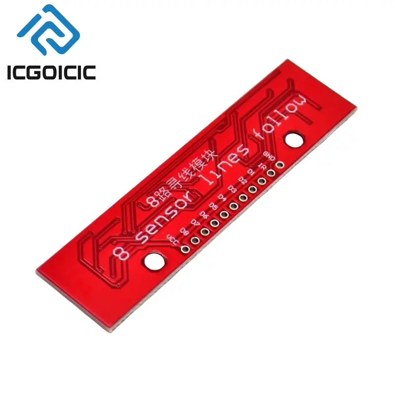 1-10PCS 8-Channels Infrared Line Tracking Sensor Module – Digital Output for Arduino Smart Car Robot DIY Projects image 5