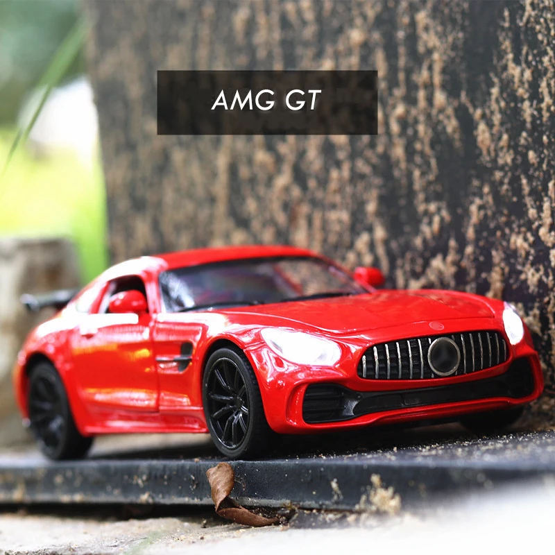 

1/32 Alloy Car Model Children's Day Gift Die Cast Car Model For Hobby Collection Metal Car Toys For Boys Kids AMG GT Diecast Car