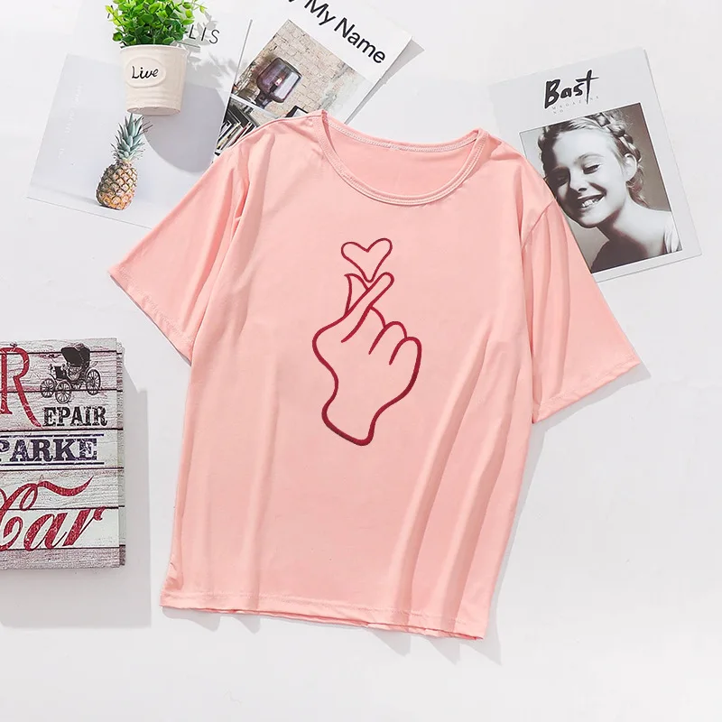 

F17 Personality Print Women's T-Shirts O-Neck Sweat T Shirts Casual Brand Tee Clothes Summer Street Tops Women