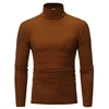 New Fashion Base Tee Shirt Men Slim Fit Knit High Neck Pullover Turtleneck Sweater Tops Shirt 6