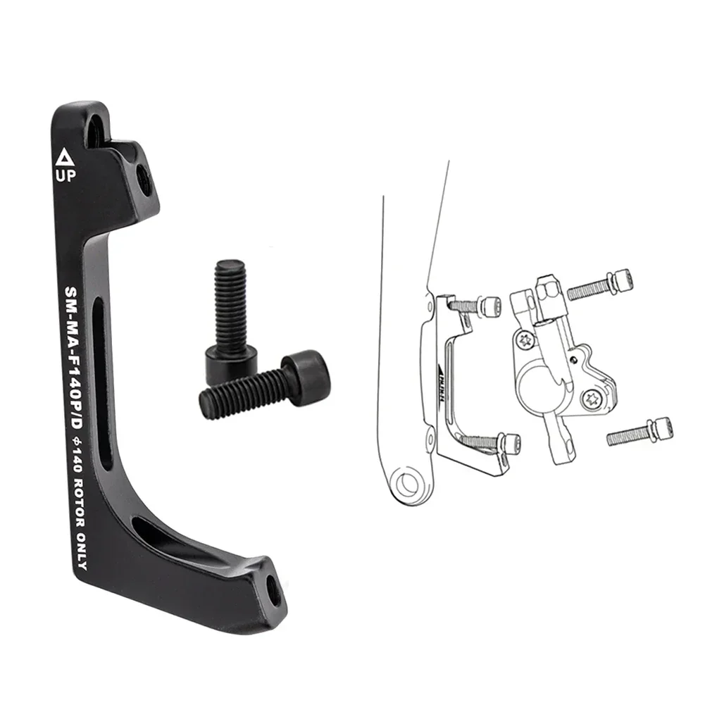 Alomejor Adaptateur de Frein à Disque, Montage Facile, Adaptateur Étrier Avant, Compatible Vélo de Route Tout Terrain Pliable pour Utilisation Urbaine Longue Distance Routard Cycliste