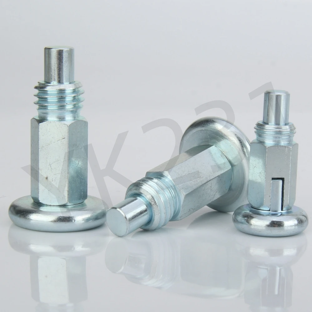 YK231 All Steel Self-locking Return Type Index Bolt Spring Plungers Indexing Locating Pins Without Nut