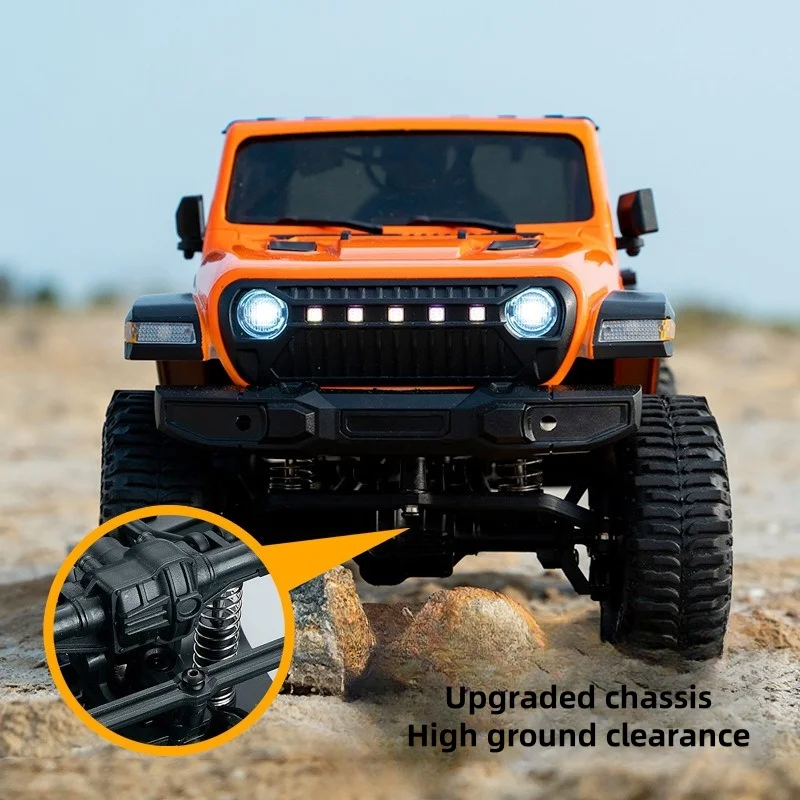 2024 New Electric Remote Control Car Toy Wrangler Model Off-road Jeep Children's Remote Control Four-wheel Drive Toy Car 2
