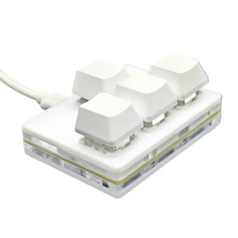 Keyboard 4 Key Direction Arrows Keypad Up Down Left Right Programming USB Mechanical Keypad PC Hot Swappable Keypad - 2