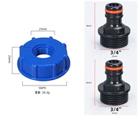 Adaptateur de remplissage de réservoir d'eau RV, avec raccord rapide, pour camping-car, caravane, Van, accessoires RV, filetage grossier IG60, 1 ensemble 6