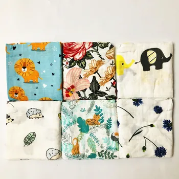 New Cotton Baby Blankets Newborn Soft Organic Cotton Baby Blanket Muslin Swaddle Wrap Feeding Burp Cloth Towel Scarf Baby Stuff 3