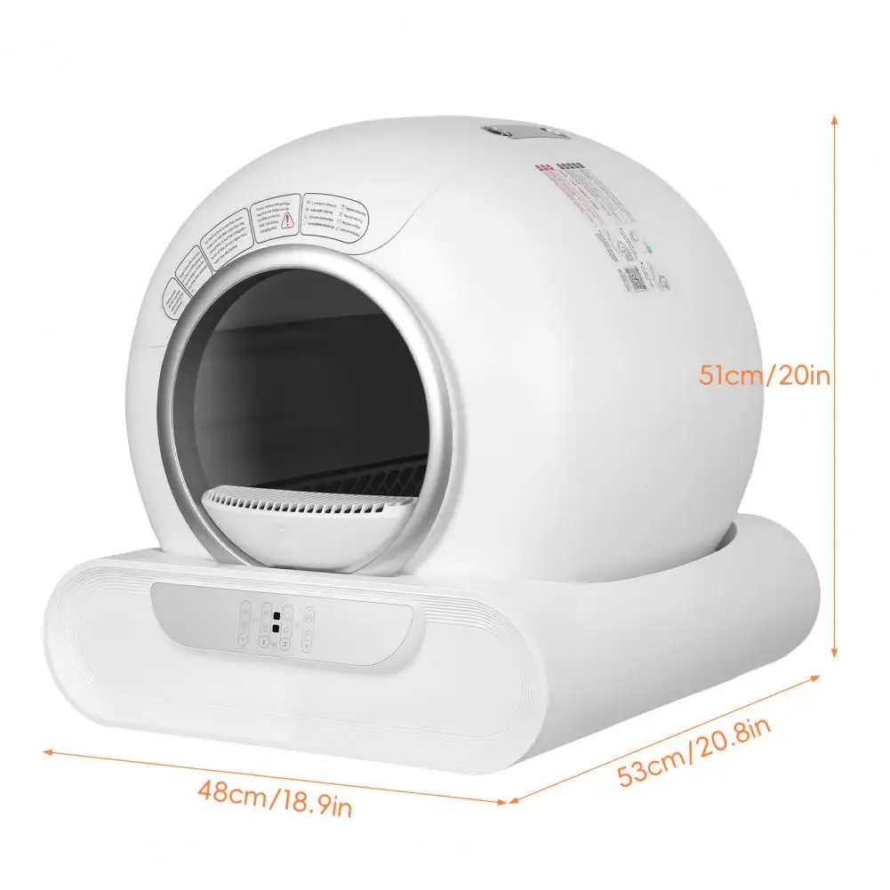 Automatic Self-cleaning Cat Litter Box With Smart Wifi App Control_voghion.com