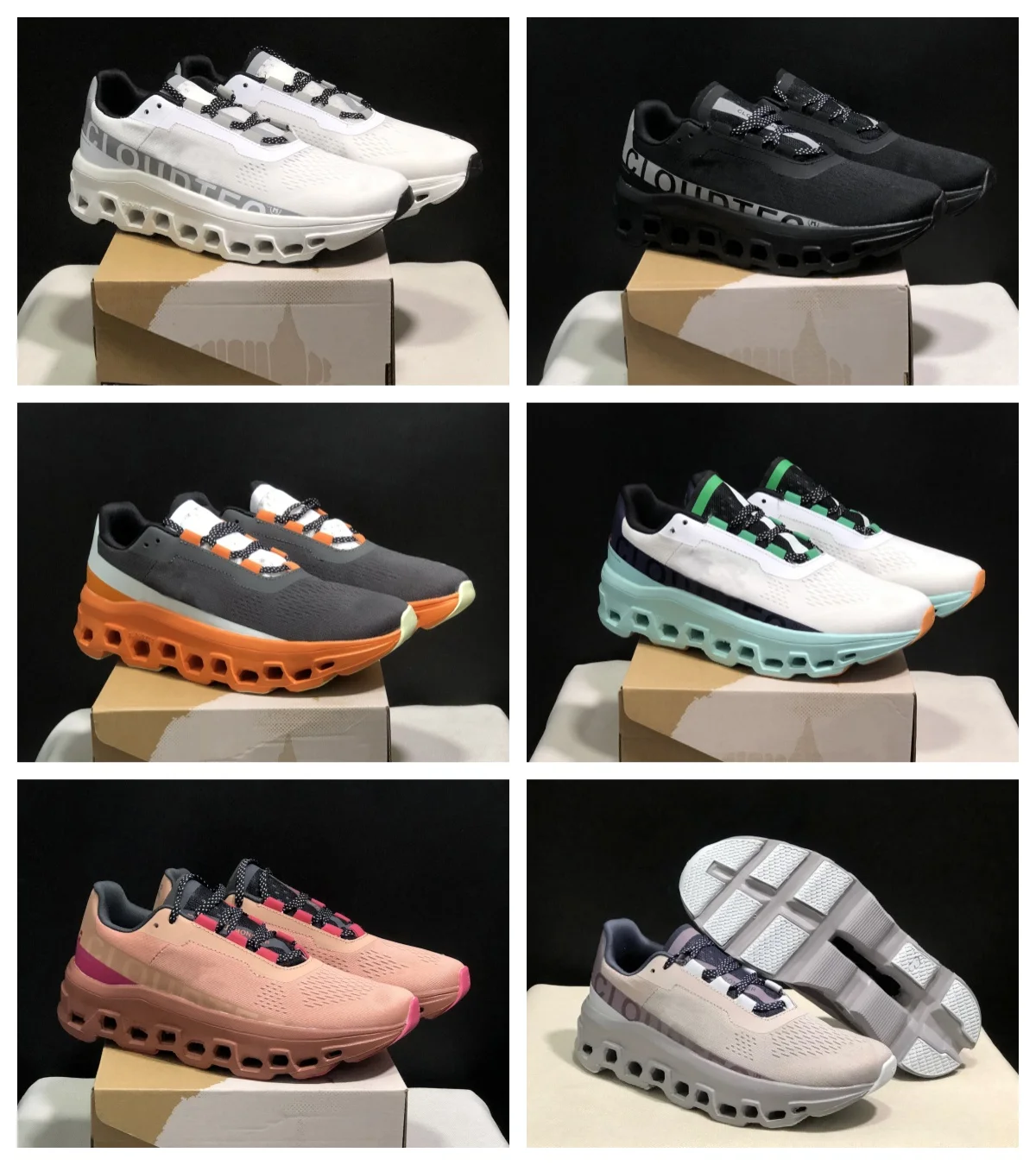 

Original Cloud X Cloudmonster Men Women Runner Shoes Unisex Breathable Ultralight Running on Sports Casual Sneakers Luxury Brand